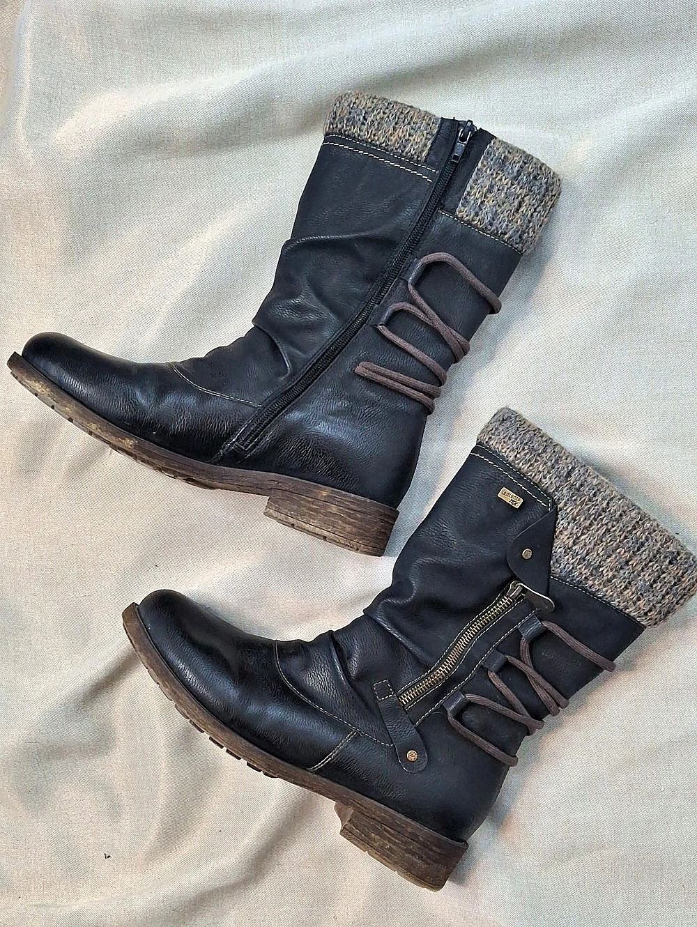 Remonte TEX Leather Winter Boots Black EU 40